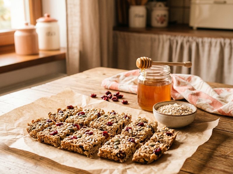 Domowe batony musli — przepis bez pieczenia, na drugie śniadanie do plecaka